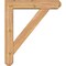 Ekena Millwork Traditional Craftsman Smooth Bracket w/ Offset Brace, Western Red Cedar, 5 1/2"W x 24"D x 28"H BKT0604X24X28TRA04SWR - alternate 3